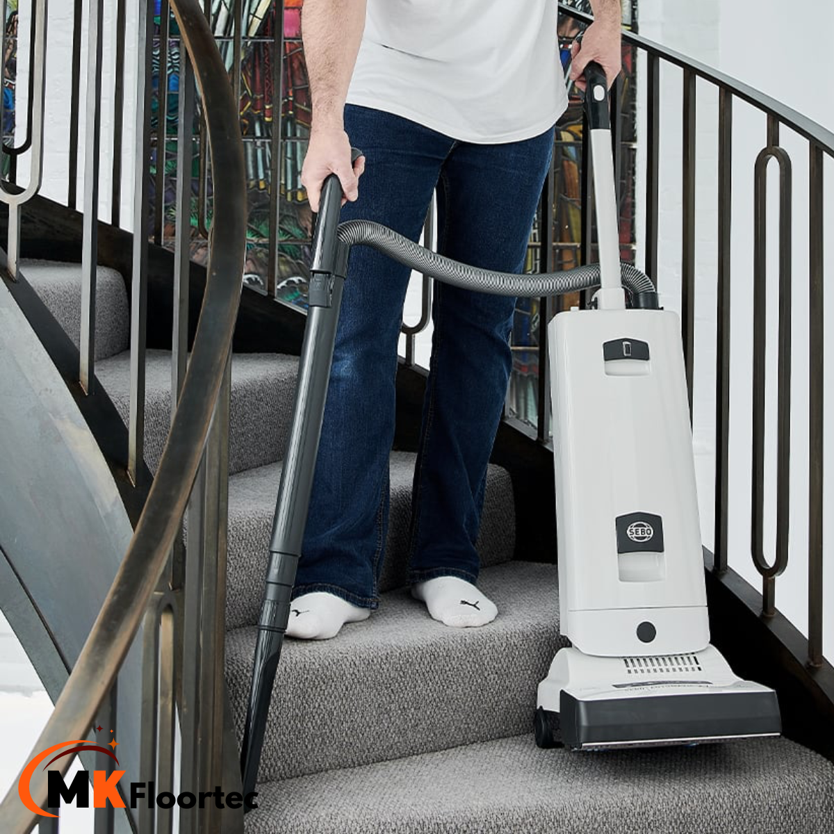 SEBO Automatic X7 White Upright Vacuum Cleaner 91501GB