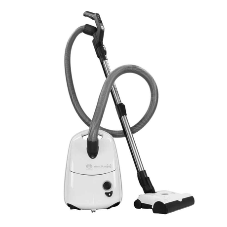 Sebo E3 Premium 2.0 vacuum cleaner equipped with Electric Power Brush Head, delivering exceptional power and adjustable suction levels. 