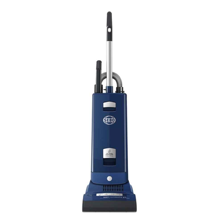 SEBO Automatic X7 Extra ePower Vacuum Cleaner with extension hose, designed for premium quality and thorough home cleaning. 