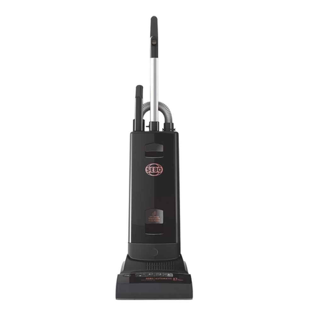 The Sebo Automatic X7 Onyx vacuum cleaner combines a powerful 890W motor with automatic height adjustment and a hygienic 5.3L Ultra Bag for efficient cleaning.