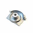 Sebo left-hand brush bearing block 2091, compatible with older BS36 and BS46 series vacuum cleaner brush rollers. 