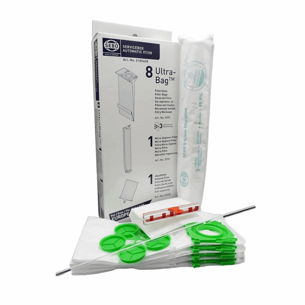 Sebo X7, X8 and XP Series Service Box Kit 51094ER