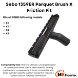 Sebo 1359ER Parquet Brush X Friction Fit