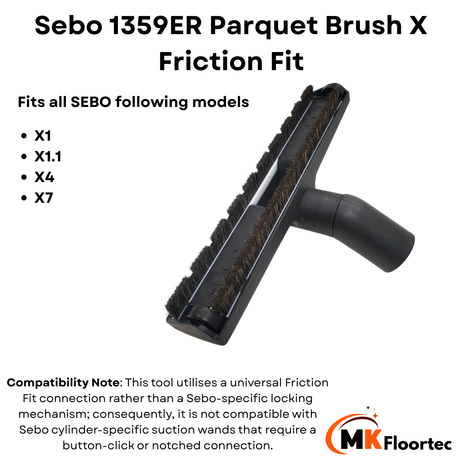 Sebo 1359ER Parquet Brush X Friction Fit