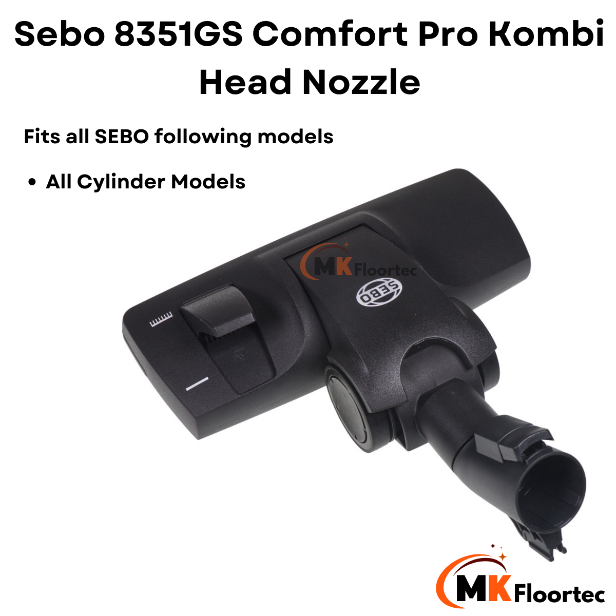 Sebo Rug Sebo 8351GS Comfort Pro Kombi Head Nozzle - Carpet & Hard Floor – M.K ...