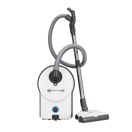 Sebo Airbelt D4 Premium 2.0 ePower vacuum cleaner, a top-quality German-made cylinder vacuum for effective home cleaning.