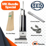Sebo BS360 Upright Vacuum Cleaner - Commercial Grade 91080GB