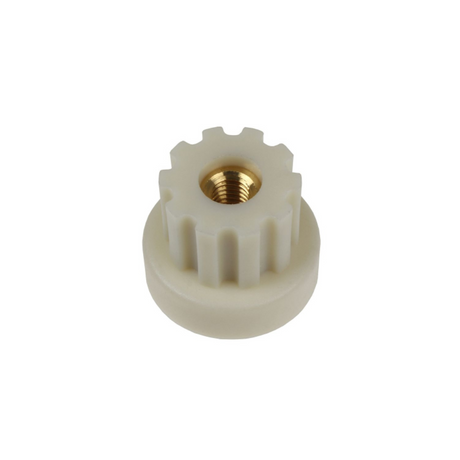 Sebo BS36-BS46 brush motor belt pulley, part number 2025, designed for use with Sebo BS36 and BS46 vacuum cleaners. 