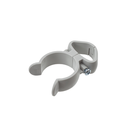 Sebo 1081 clamp attaches to vacuum cleaner handles, providing a secure storage solution for tools and attachments. 