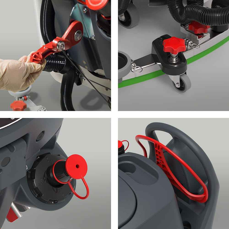 Numatic TBL6055T TwinTec Traction Cordless Floor Cleaning Scrubber Dryer Battery Powered NX1K