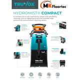 Truvox Hydromist Compact HC250 Carpet Cleaner Extractor