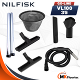 Nilfisk VL100-35 wet and dry vacuum cleaner tools and attachments