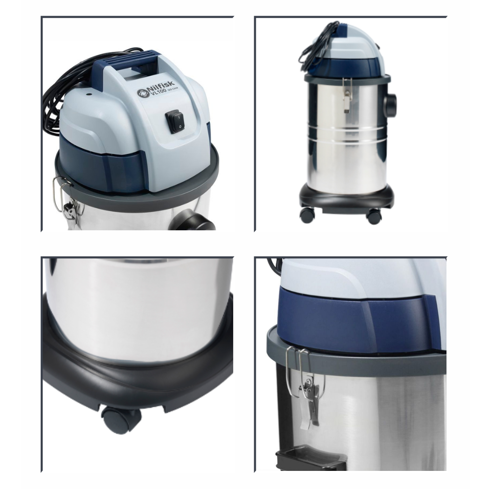 nilfisk VL100-35 wet and dry vacuum cleaner features