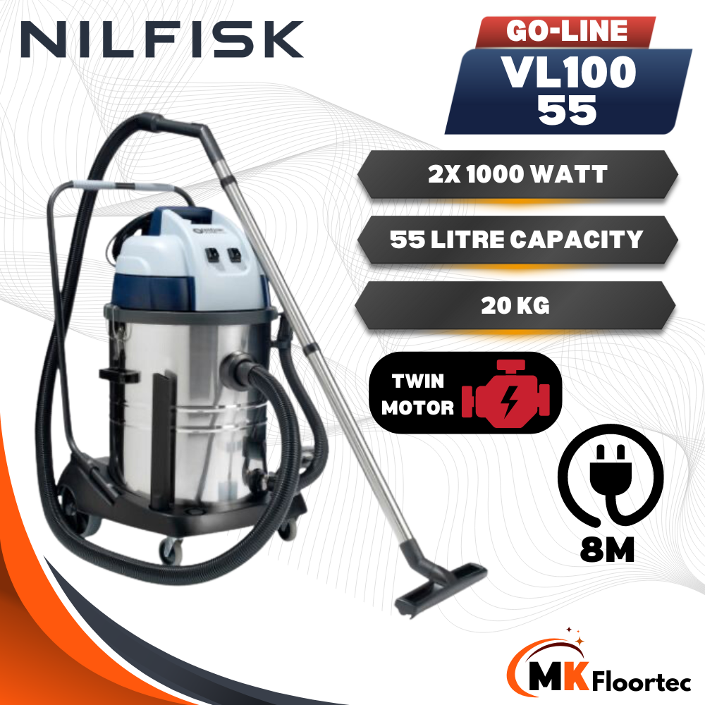 Nilfisk VL100-55 wet and dry vacuum cleaner specification