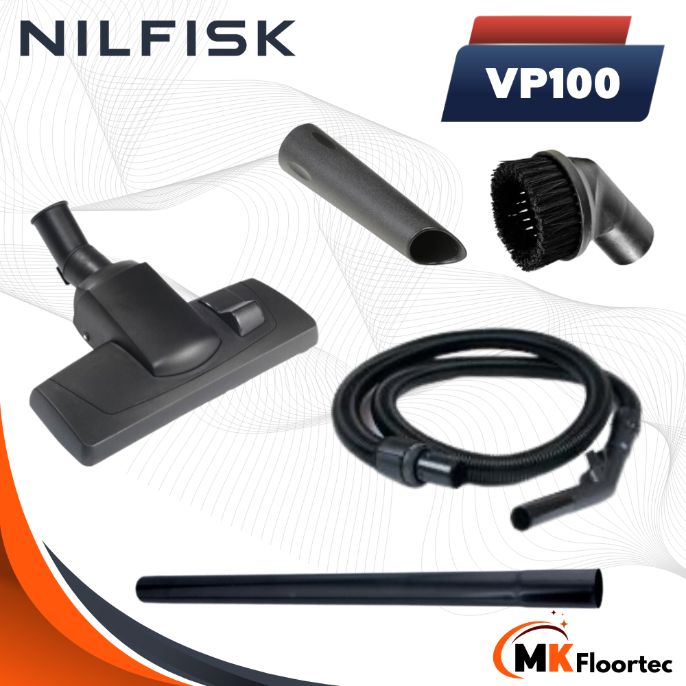 Nilfisk VP100 vacuum cleaner tools and attachments