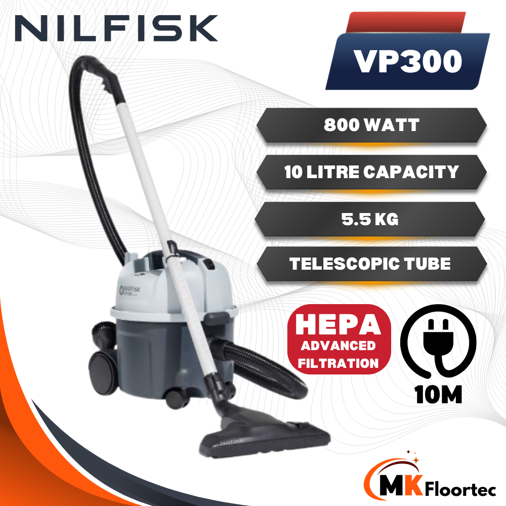 Nilfisk VP300 HEPA basic vacuum cleaner specification