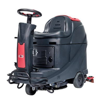 Viper AS530R Micro Ride On Battery Powered Scrubber Dryer - M.K. Floortec Services Ltd