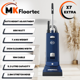 SEBO Automatic X7 Extra ePower Blue Upright Vacuum Cleaner 91506GB