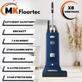 SEBO Automatic X8 WideTrack ePower Blue Upright Vacuum Cleaner 91556GB