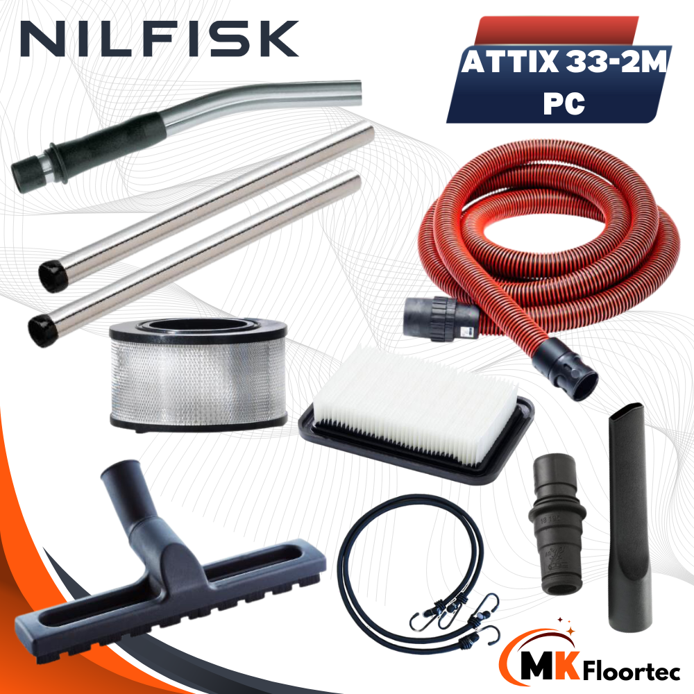 nilfisk attix 33 2m pc vacuum cleaner dust extractor tools and attachments