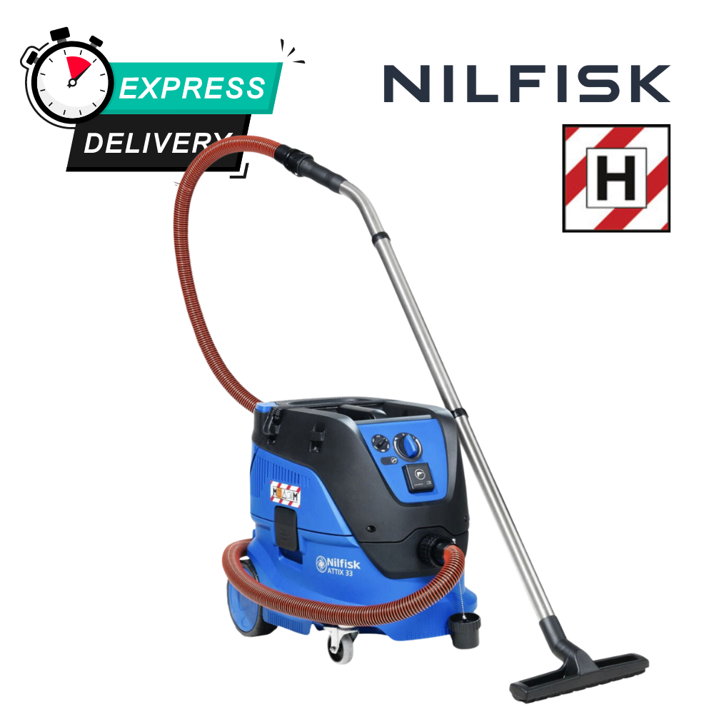 Nilfisk Attix 33-2H PC H Class Hazardous Dust Vacuum Cleaner 240 Volt 107419678