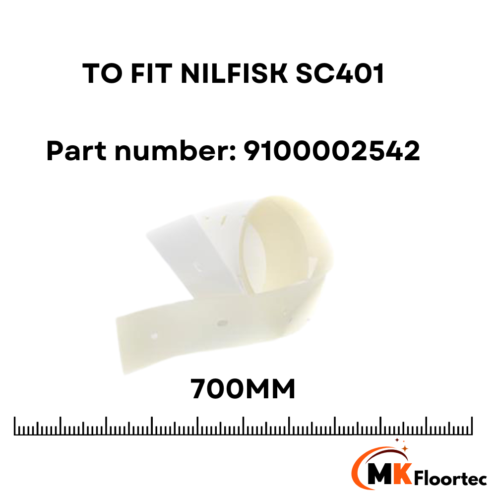 Nilfisk SC401 Replacement Squeegee Blade Set PU - 9100002542 Front And Rear Set