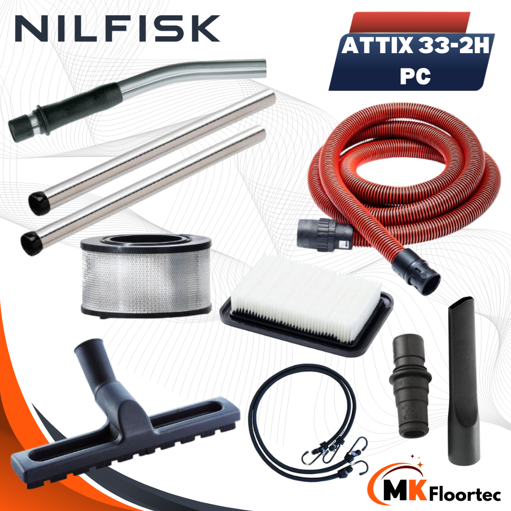 Nilfisk Attix 33-2H PC H-Class Hazardous Dust Vacuum Cleaner