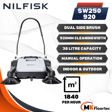 Nilfisk SW250 920 Walk Behind Manual Floor Sweeper