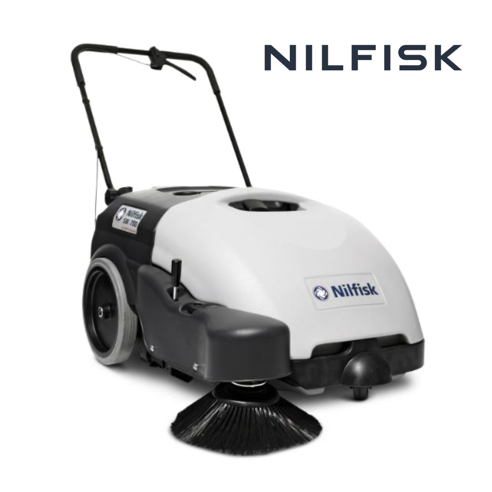 Nilfisk SW750 Battery Powered Pedestrian Floor Sweeper