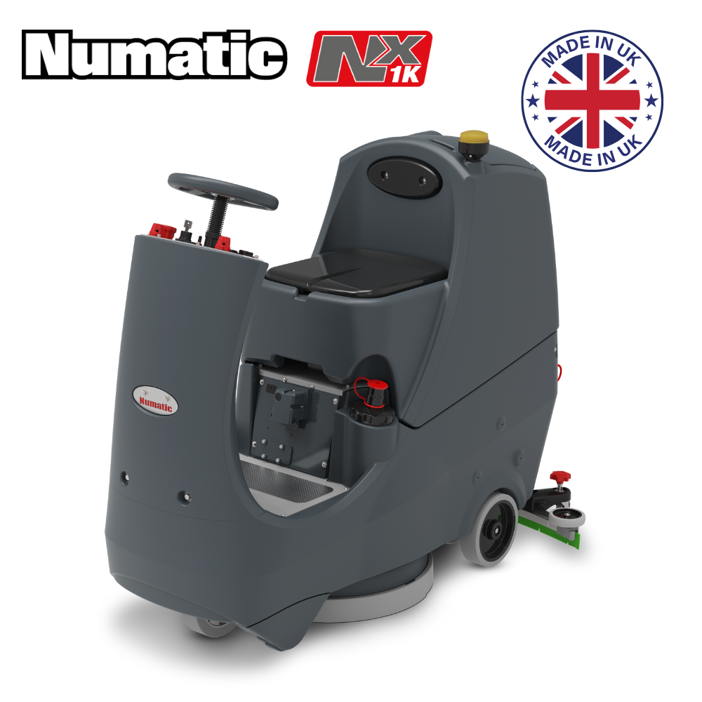 Numatic CRL8055 NX1K Ride On Scrubber Dryer Lithium Battery Powered