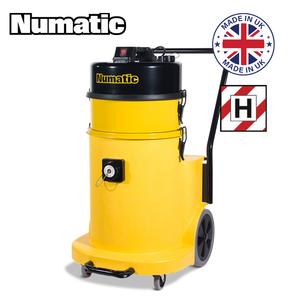 Numatic HZD900 H Class Hazardous Dust Vacuum Cleaner Twin Motor 240 Volt