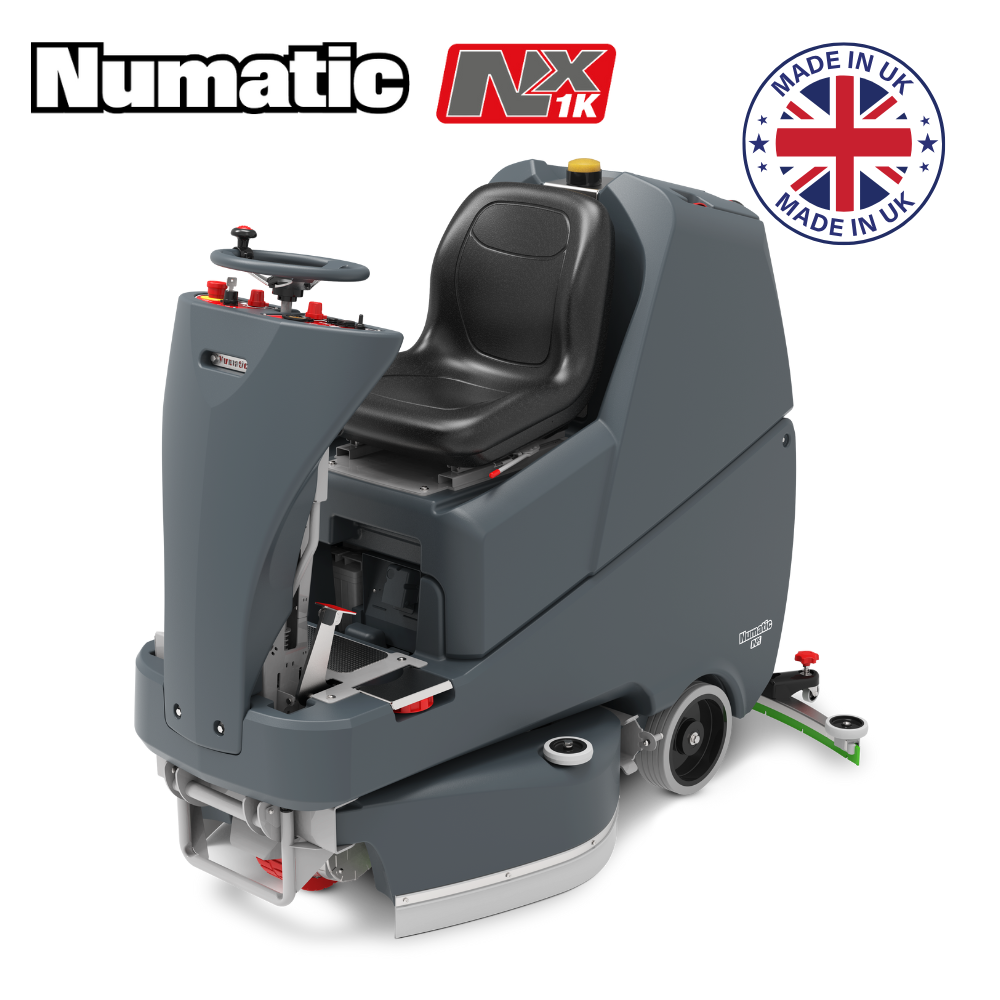 Numatic TVL850 NX1K Ride On Scrubber Dryer Battery Powered