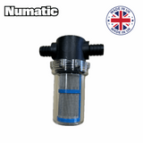 Numatic 208888 clean water filter strainer assembly designed for TT scrubber dryers, enhancing cleaning efficiency and effectiveness.