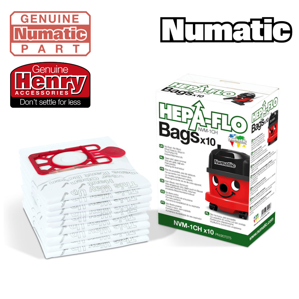 numatic nvm-1ch vacuum cleaner dust bags 604015 907075