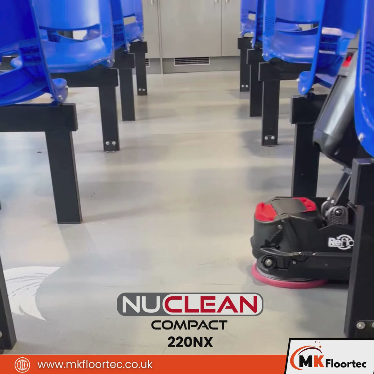 Numatic 220NX Nuclean Compact Industrial Floor Scrubber Dryer