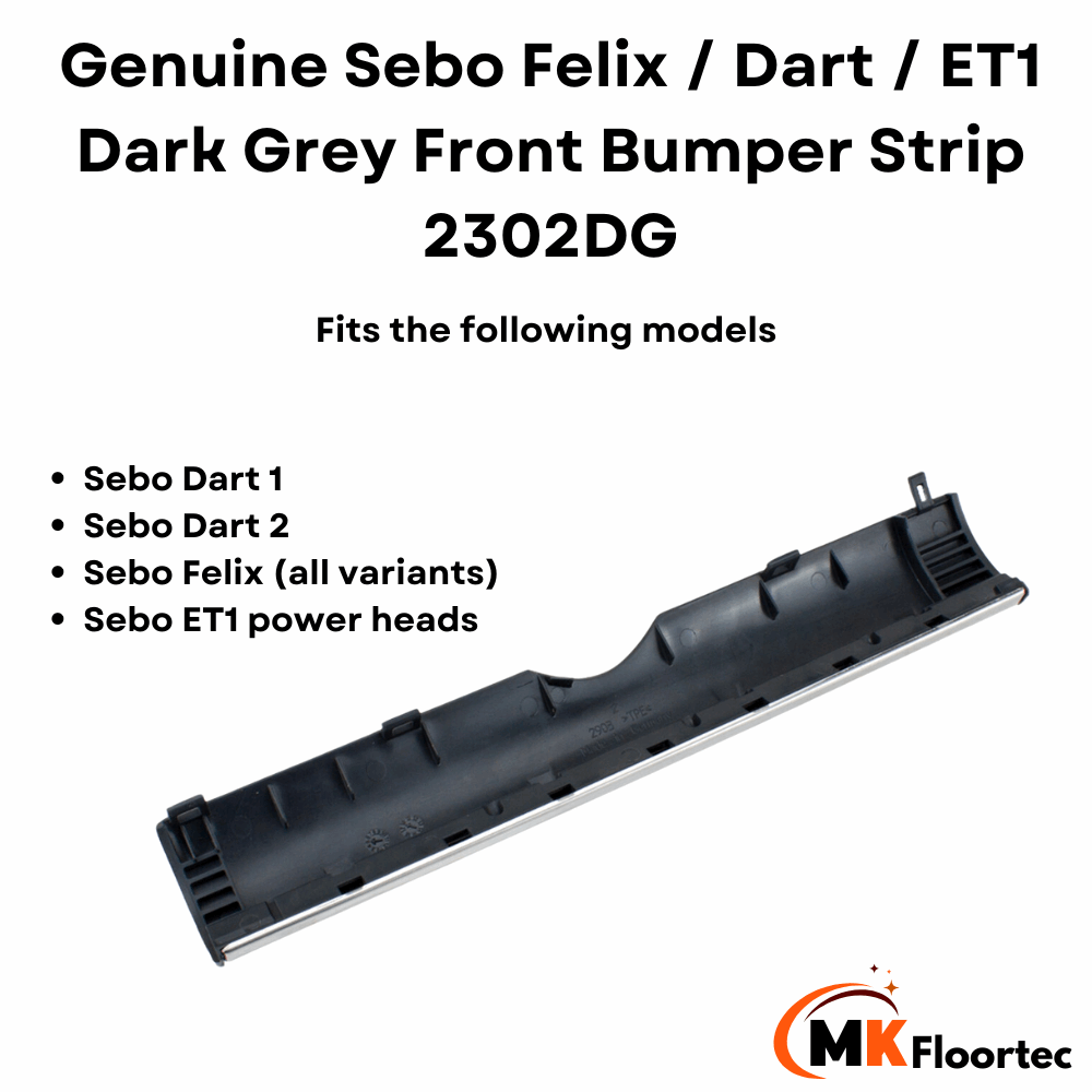Seblo 2 Sebo 2302DG Dart - Felix Front Bumper Strip – M.K. Floortec Services Ltd