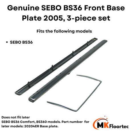 Sebo BS36 Front Carpet Base Plate 2005