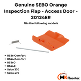 SEBO BS Orange Inspection Flap Access Door 20124ER