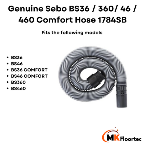 Genuine Sebo BS36 / 360/ 46 / 460 Comfort Hose 1784SB