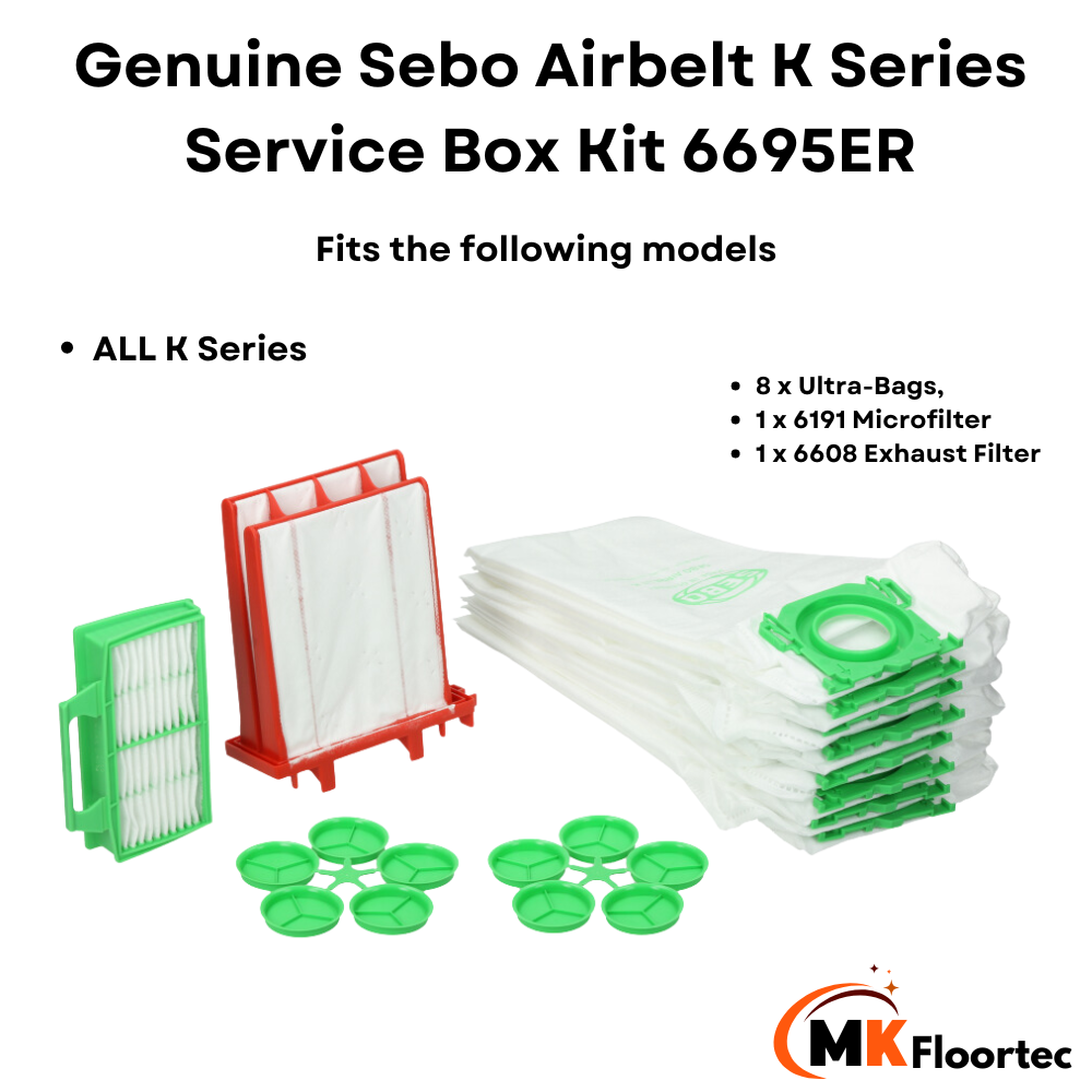 Sebo Airbelt K Series Service Box Kit 6695ER