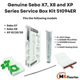 Sebo X7, X8 and XP Series Service Box Kit 51094ER