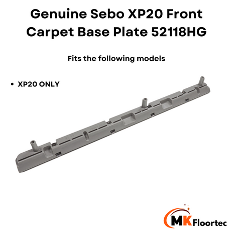 Sebo XP20 Front Carpet Base Plate 52118HG