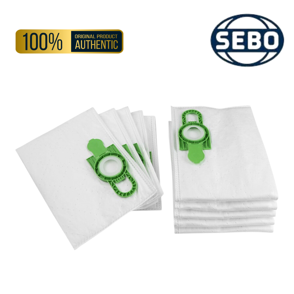 Genuine Sebo BP60 Cordless Vacuum Cleaner Bags (10 Pack) 75150SE