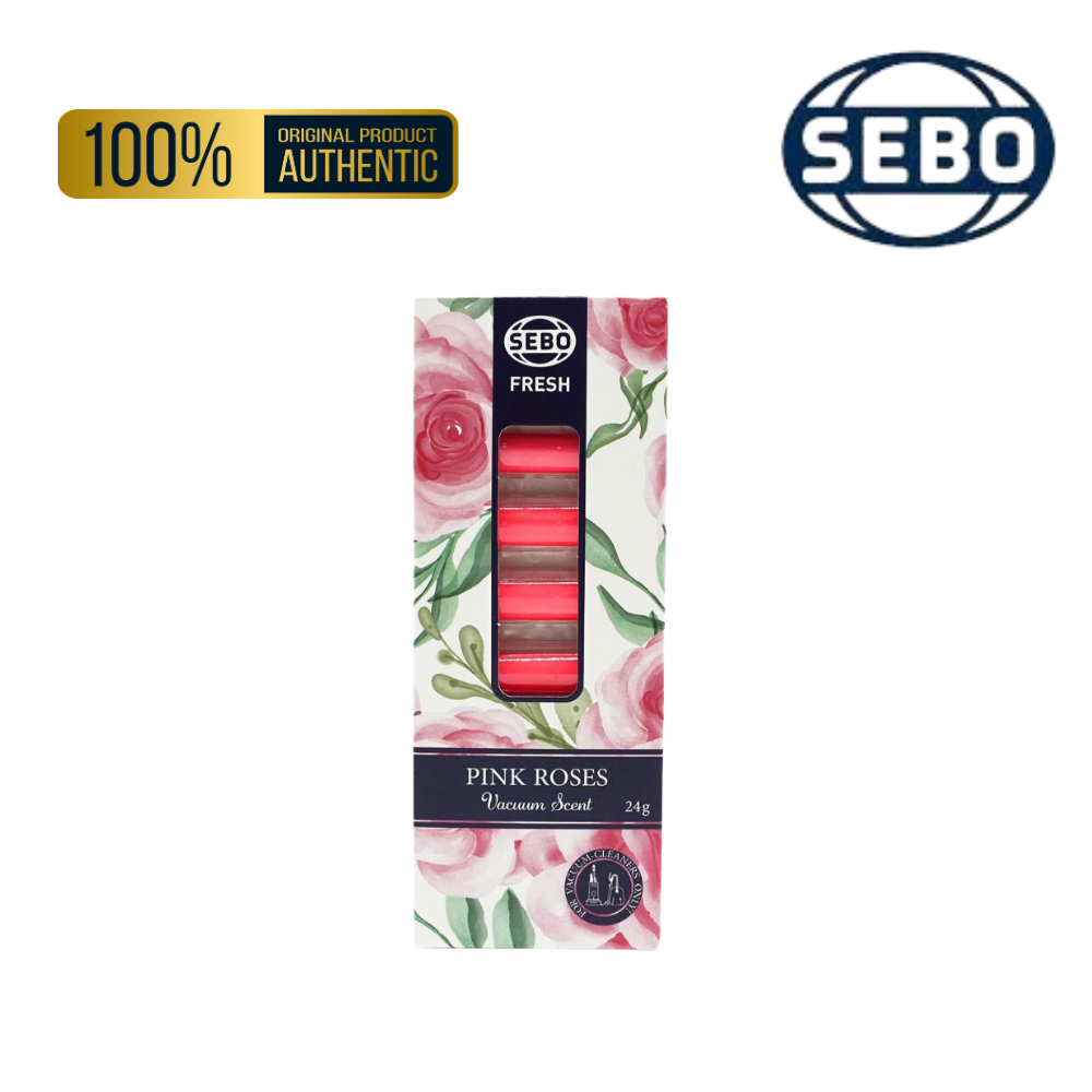 Sebo 4291 Fresh Vacuum Stick Air Fresheners Capsules Pink Roses (Pack Of 8)