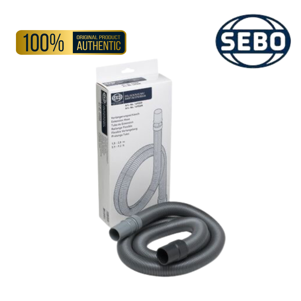 Genuine Sebo 1.8m - 2.8m Extension Stretch Hose 1495ER