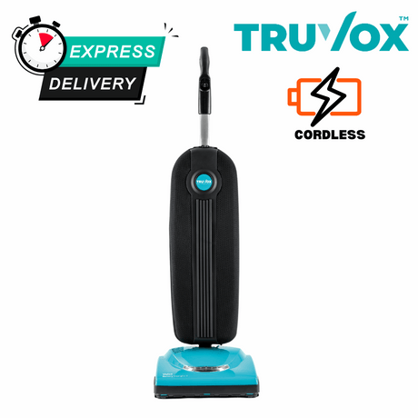 Truvox Valet Battery Upright Commercial Vacuum Cleaner Cordless VBU