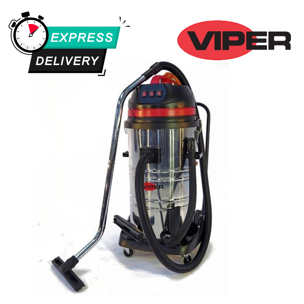 Viper LSU395 Wet & Dry Vacuum Cleaner Triple Motor 95 Litre