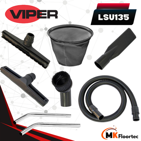 Viper LSU135 Wet & Dry Vacuum Cleaner 35 Litre - M.K. Floortec Services Ltd