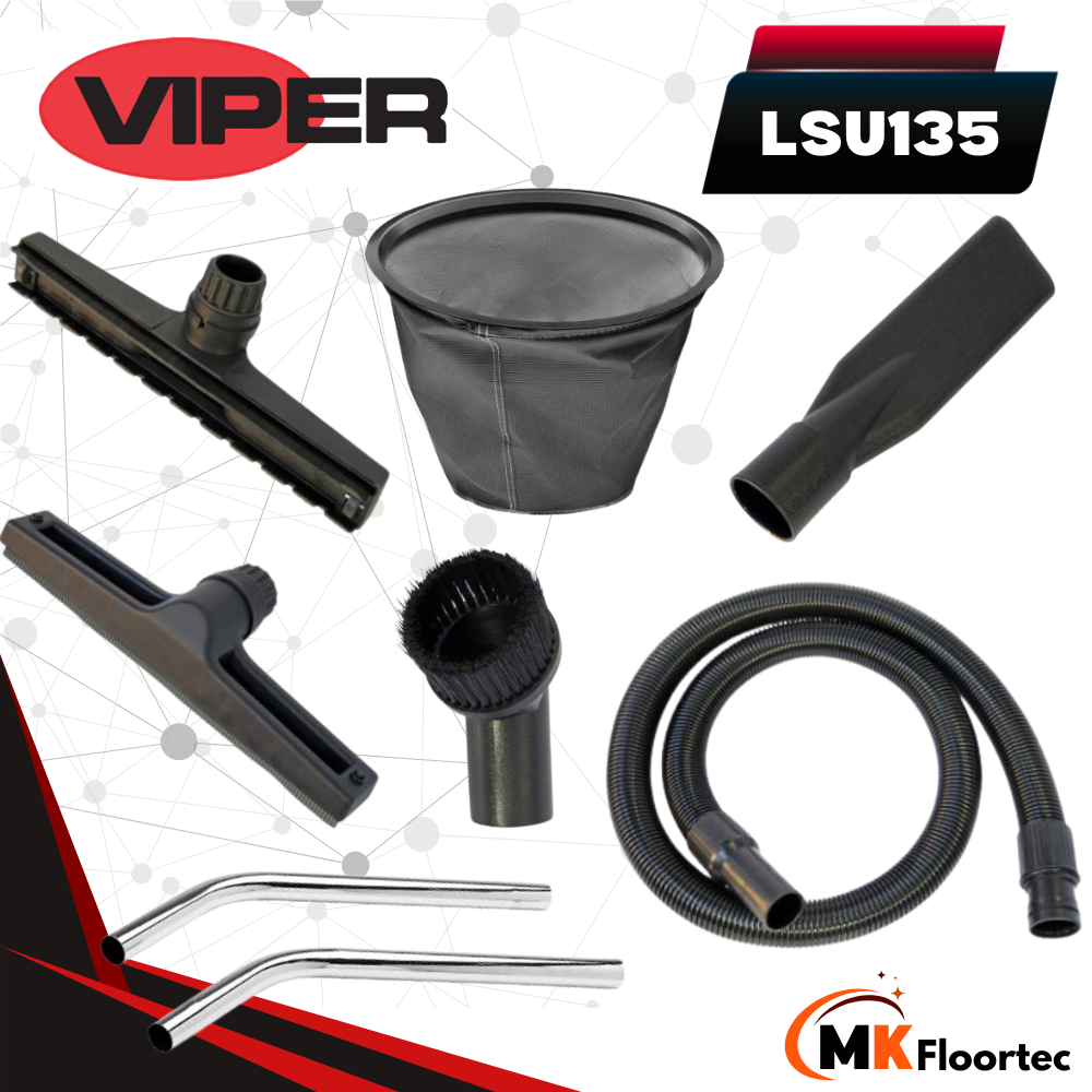 Viper LSU155 Wet & Dry Vacuum Cleaner Single Motor 55 Litre