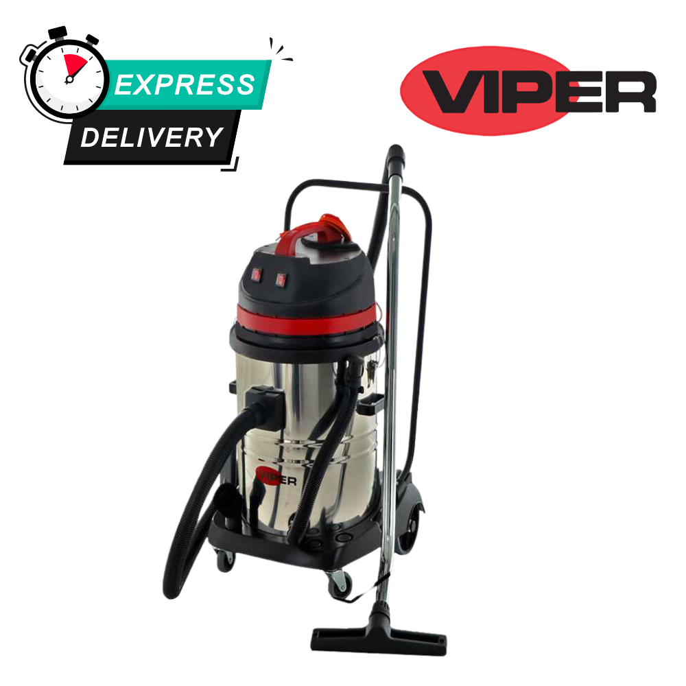 Viper LSU275 Wet & Dry Vacuum Cleaner Twin Motor 75 Litre